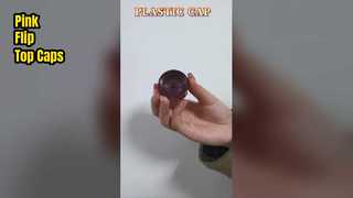 Pink Flip Top Caps for Bottles