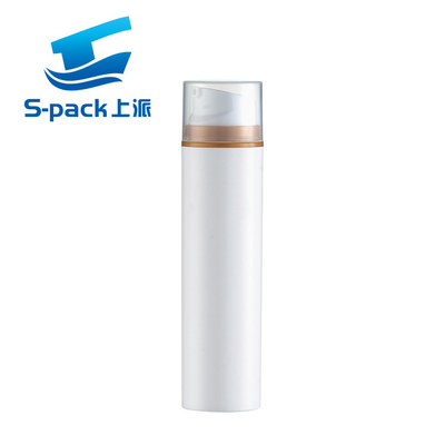 100ml 150ml Cosmetic PP Plastic Airless Pump Bottles For Facial Cleanser