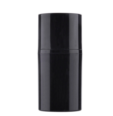 Empty Black PP Airless Pump Bottles  15ml 30ml 50ml For Lotion