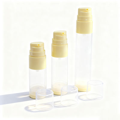 Luxury Empty Refillable Airless Bottle in PP Material in 15ml 30ml 50ml Sizes