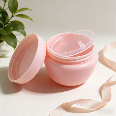 Oval PP Face Cream Jar Cosmetics Skin Care Container Empty Face Cream Jar  20g