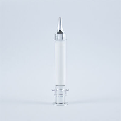 Syringe Airless Plastic Packaging Pump Serum Syringe Airless 5ml 10ml 15 ml 20ml Reusable Cosmetic Airless Syringe Bottle