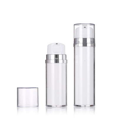 White Color Airless Lotion Bottle with Pump 80ml 120ml Luxury Lotion Bottles