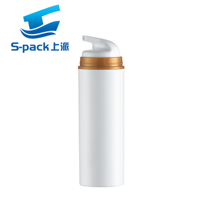 100ml 150ml Cosmetic PP Plastic Airless Pump Bottles For Facial Cleanser