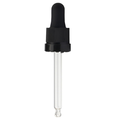 Din 18/410 Din 18 / 415 Glass Dropper Pipette Smooth And Ratched Closure