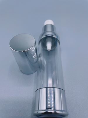 Luxury Cosmetic Aluminum Airless Bottles For Cream Essence