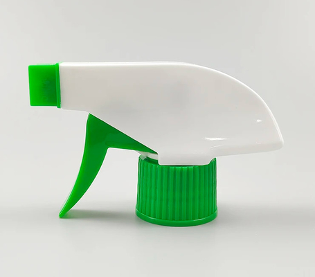 28/410 White Green Sprayer Trigger For Cleaning Bottle