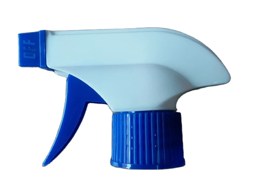 Blue White Color Plastic Trigger Sprayer 28mm for Daily Cleaning Household Cleaning