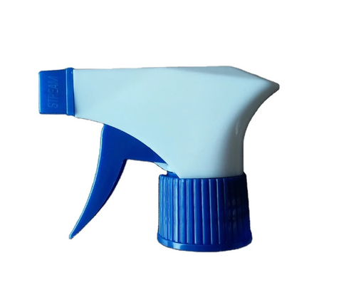 Blue White Color Plastic Trigger Sprayer 28mm for Daily Cleaning Household Cleaning