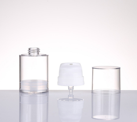 Airless Travel Bottles Screw On Clear AS Airless Bottle 30ml 50ml