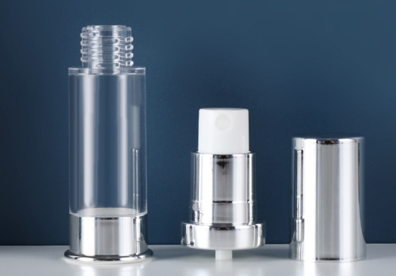 Luxury Silver 5ml 10ml 15ml Aluminum Cosmetic Skincare Packaging