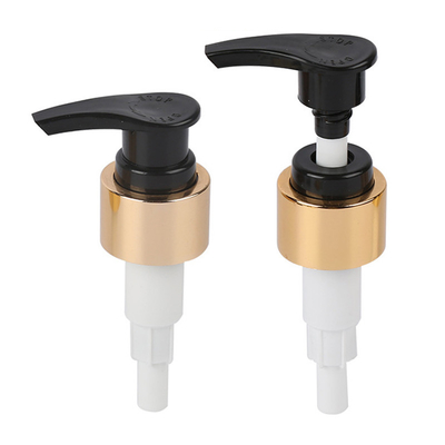 28/410 Aluminum-black Plastic Lotion Shampoo Screw Dispenser Pump For Bottle