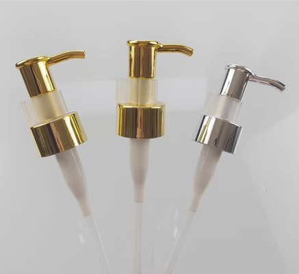 Aluminum Lotion Pumps Big Dosage Liquid Dispenser Head Spring Inside 24/410 Use For Shampoo