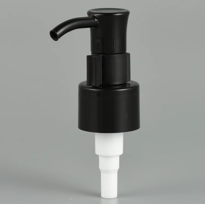 28/410  Dispenser Oil Pump Black White Plastic Lotion Pump With Clip