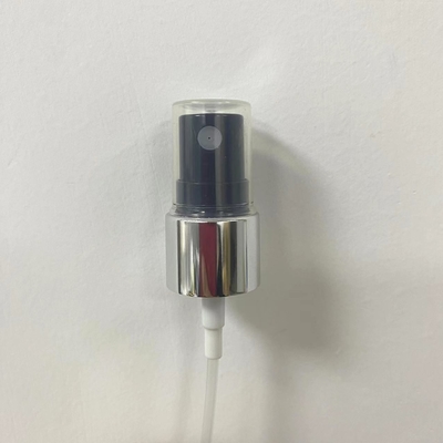20 410 Silver/Black Shiny Aluminum Fine Mist Sprayer Pump 0.12cc Output