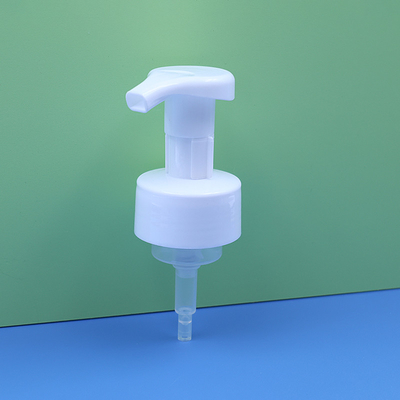 ECO-Friendly F Plastic PP Material Foam Pump Dispenser Foaming Press Pump  Spring outside 43/410 for Hand Wash with clip
