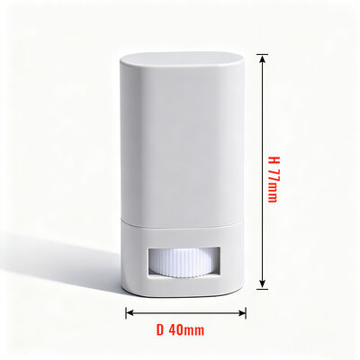 Customized Oval Flat 15g 20g Twist up Stick Deodorant Packaging Refillable Body Deodorant Sunscreen Container Tubes Deodorant Packaging