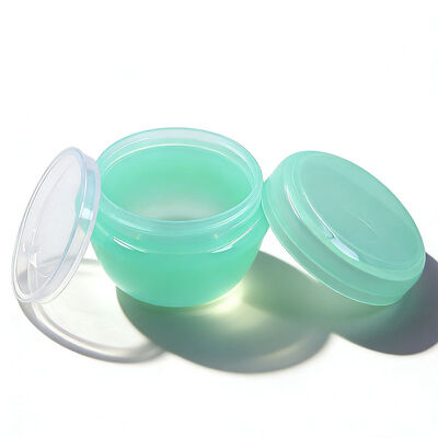 Luxury Colourful 5g 10g 15g PP  Face Cream Jar Plastic Cosmetic Jars