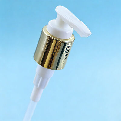 24/415  Golden/Silver UV Lotion Pump Plastic Shampoo Soap Dispenser Pump