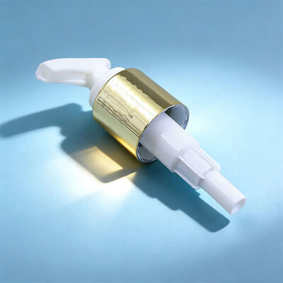 24/415  Golden/Silver UV Lotion Pump Plastic Shampoo Soap Dispenser Pump