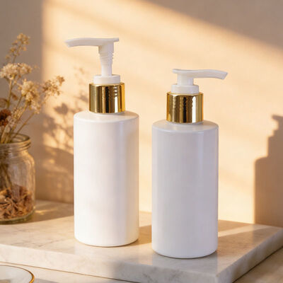 24/415  Golden/Silver UV Lotion Pump Plastic Shampoo Soap Dispenser Pump