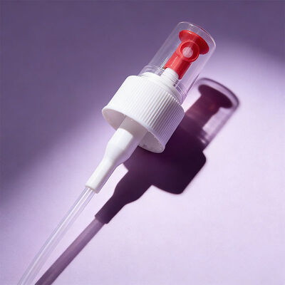 24mm 28mm 1cc Plastic Non-Spill Fine Mist Spray Pump with Custom Logo and Screw-On Cap for Bottles