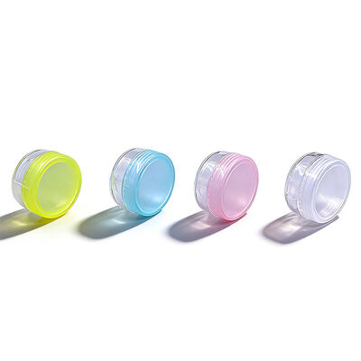 HOT Sale Cosmetic Container 10g 15g  Custom Color PS Plastic Eye Face Mini Body Cream Jar