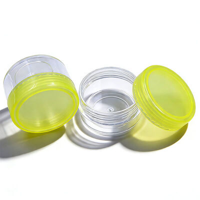 HOT Sale Cosmetic Container 10g 15g  Custom Color PS Plastic Eye Face Mini Body Cream Jar
