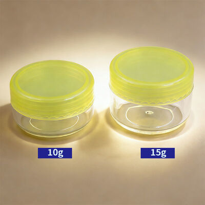 HOT Sale Cosmetic Container 10g 15g  Custom Color PS Plastic Eye Face Mini Body Cream Jar