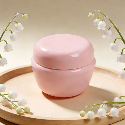 Oval PP Face Cream Jar Cosmetics Skin Care Container Empty Face Cream Jar  20g
