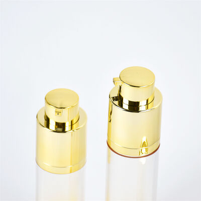 Cosmetic Luxury AS Airless Pump Bottle 15ml 30ml 50ml White Double Wall Airless Serum Bottle with Frosted Bottle