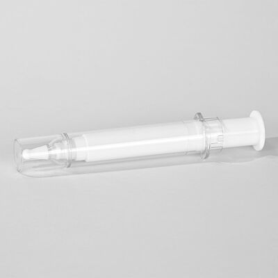 Kinpack Luxury PS PP Airless Cosmetic Syringe Pump Bottle 5ml 10ml 20ml Syringe Cosmetic for Eye Cream Serum Packaging