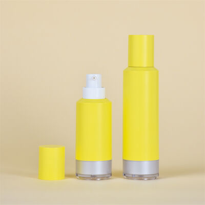 Refillable Cosmetic Package Airless Bottle 30ml 50ml Empty Airless Pump Bottle for Skincare Foundation