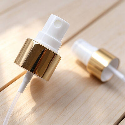 0.12ml Gold Aluminum-Plastic Pump Sprayer Perfume Mist  For Bottle Cosmetic Packaging 24/410