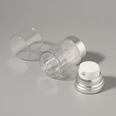 Factory Wholesale Luxury 100ml 150ml 120ml ABS AS Airless Pump Bottle  with Matte Glossy UV Craftsmanship