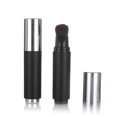 Black Color Airless Skincare Bottle 20ml Plastic Airless Lotion Bottle with Brush Head