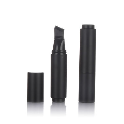 Black Color Airless Skincare Bottle 20ml Plastic Airless Lotion Bottle with Brush Head