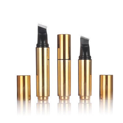 Black Color Airless Skincare Bottle 20ml Plastic Airless Lotion Bottle with Brush Head
