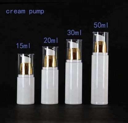 Plastic Lotion Bottle Gold Shmpoo Water Airless Pump Bottle