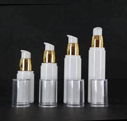 Plastic Lotion Bottle Gold Shmpoo Water Airless Pump Bottle