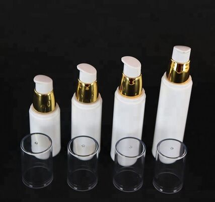 Plastic Lotion Bottle Gold Shmpoo Water Airless Pump Bottle