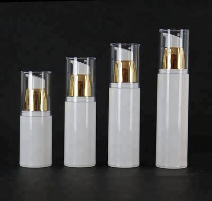 Plastic Lotion Bottle Gold Shmpoo Water Airless Pump Bottle