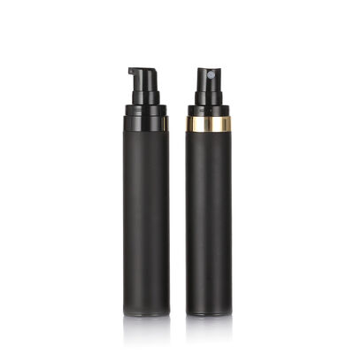 Top Quality Black Airless Bottle 15ml 30ml 50ml PP Plastic Airless Cosmetic Bottles