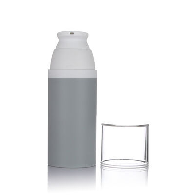 Grey Color 80ml Airless Pump Bottle 3 Sizes Optional Plastic Airless Bottle for Cosmetic