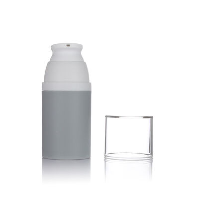 Grey Color 80ml Airless Pump Bottle 3 Sizes Optional Plastic Airless Bottle for Cosmetic