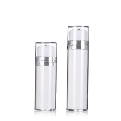 White Color Airless Lotion Bottle with Pump 80ml 120ml Luxury Lotion Bottles