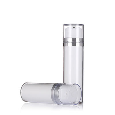 White Color Airless Lotion Bottle with Pump 80ml 120ml Luxury Lotion Bottles
