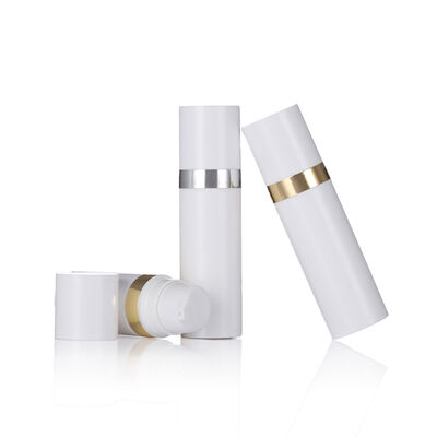High Quality Sample Small Bottles 15ml Sun Cosmetic Airless Bottle for Men