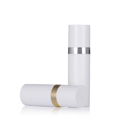 High Quality Sample Small Bottles 15ml Sun Cosmetic Airless Bottle for Men