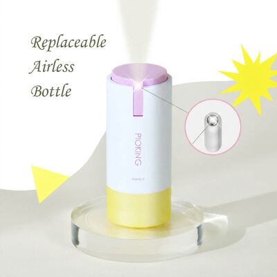 Luxury Frosted 50ml Airless Pump Bottle Vacuum Preservation Technology for Premium Skincare Serum Packaging